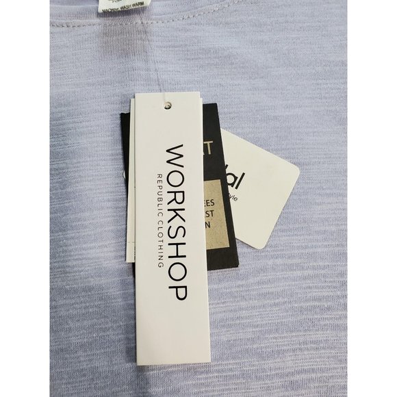 NWT Workshop purple tee kimono sleeve size M 380 - Picture 7 of 7